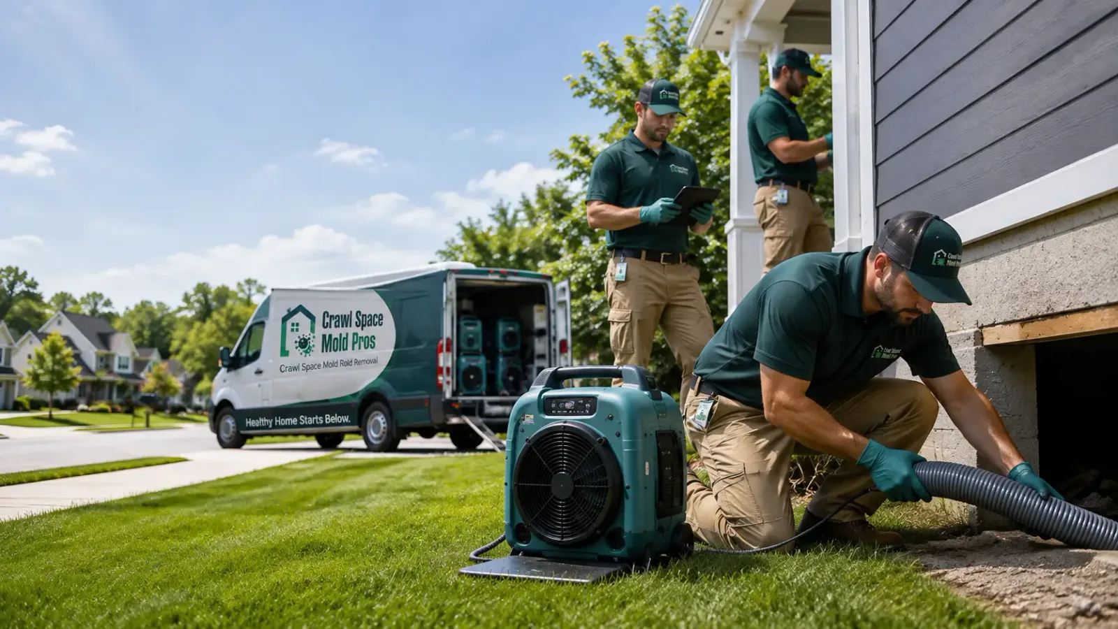 Crawl Space Mold Removal in Buena, WA